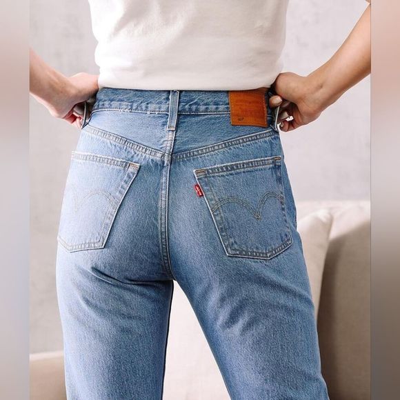 LEVIS 501® High Rise Straight Jean Size 27 - Picture 14 of 15